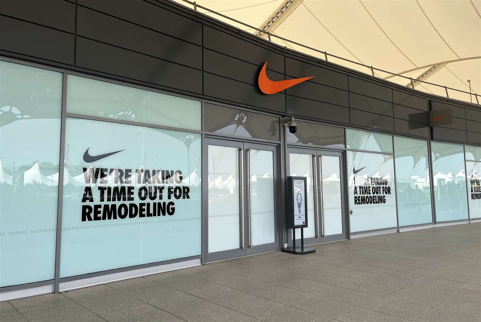 Nike at Ashford Designer Outlet has closed to allow for expansion work