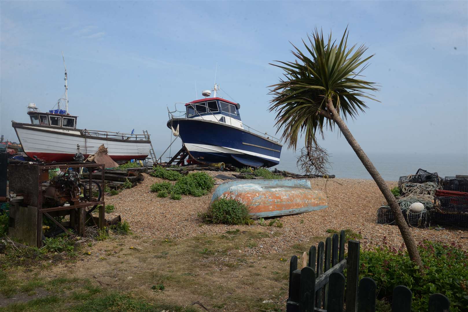Deal is an old fishing town where many fishing boats are still stored on the beach Picture: Chris Davey