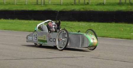 Chatham House's battery-powered car at last year's Green Power Challenge