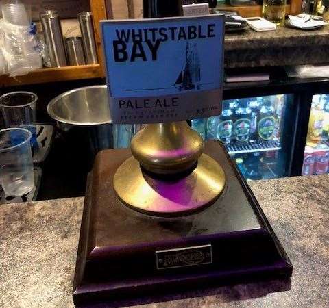 Both pubs have Whitstable Bay Pale Ale on draught and at the Walnut Tree it’s exactly the same price as next door