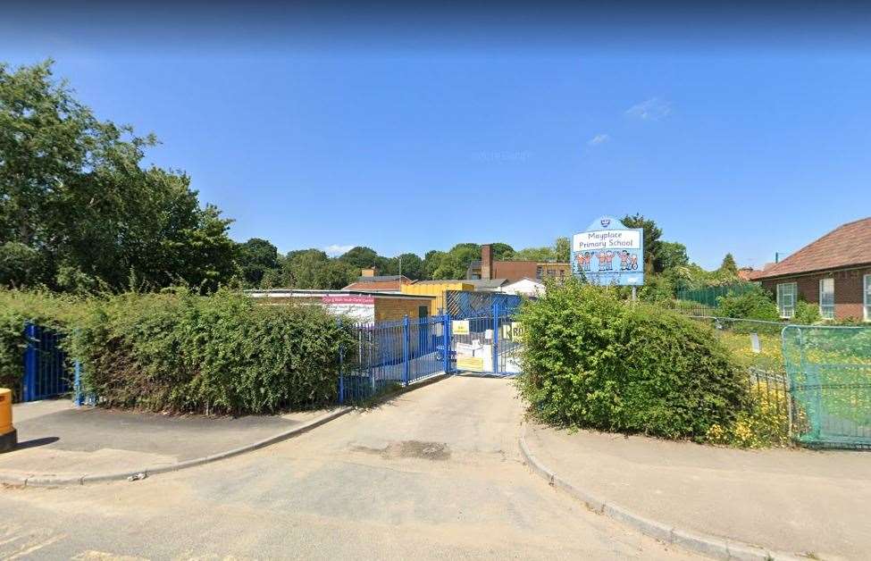 Mayplace Primary in Bexleyheath, near Dartford, has been forced to shut on the first day of term due to water supply issues. Photo: Google