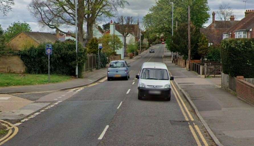The incident happened on Hythe Road, Ashford. Picture: Google Street View