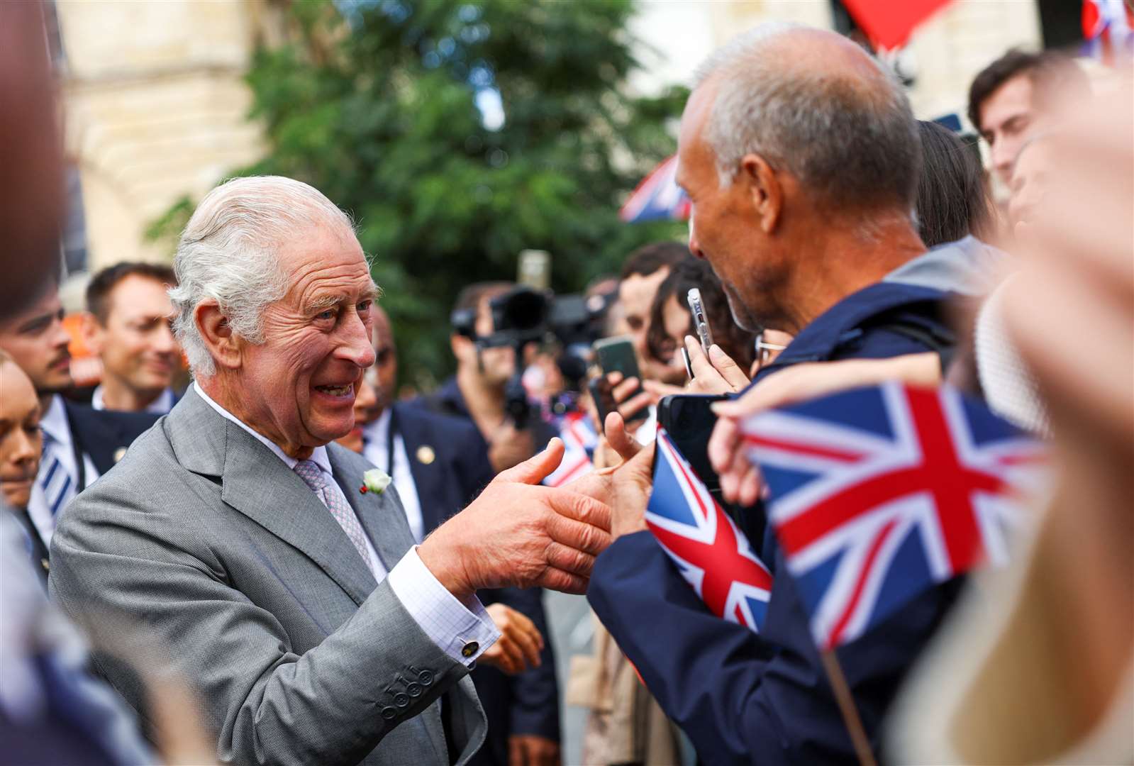 The King has just undertaken a three-day state visit to France (Hannah McKay/PA)