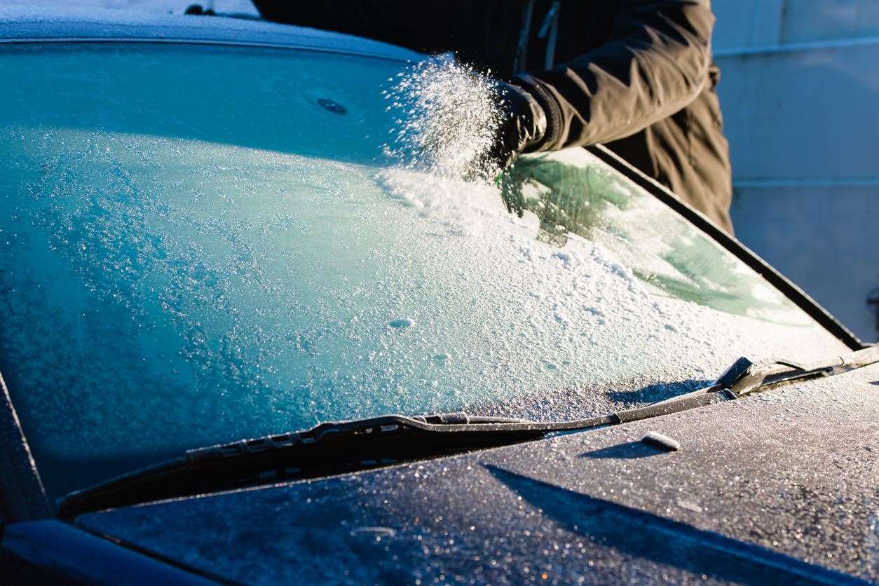 Motorists should expect to have to clear their windscreens in the mornings