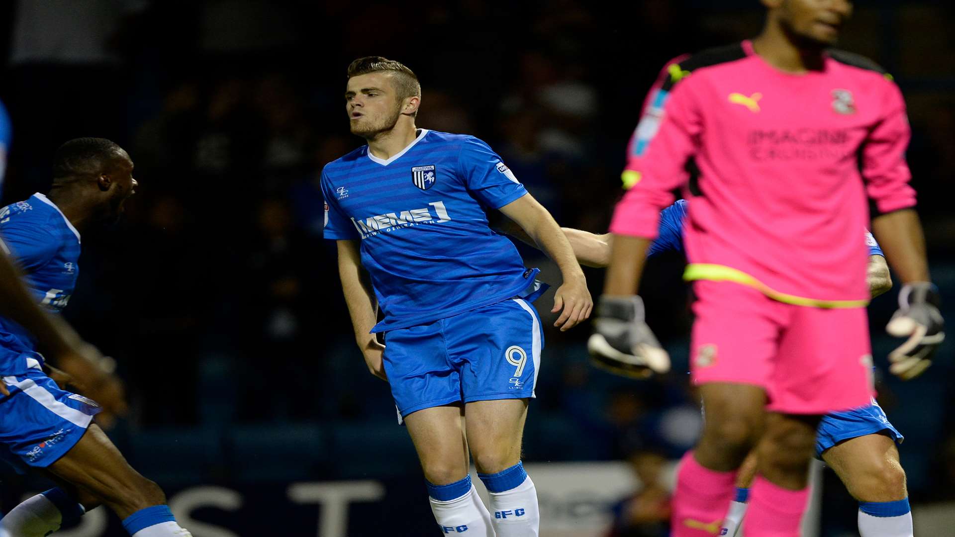 Rory Donnelly celebrates scoring for Gills. Picture: Ady Kerry