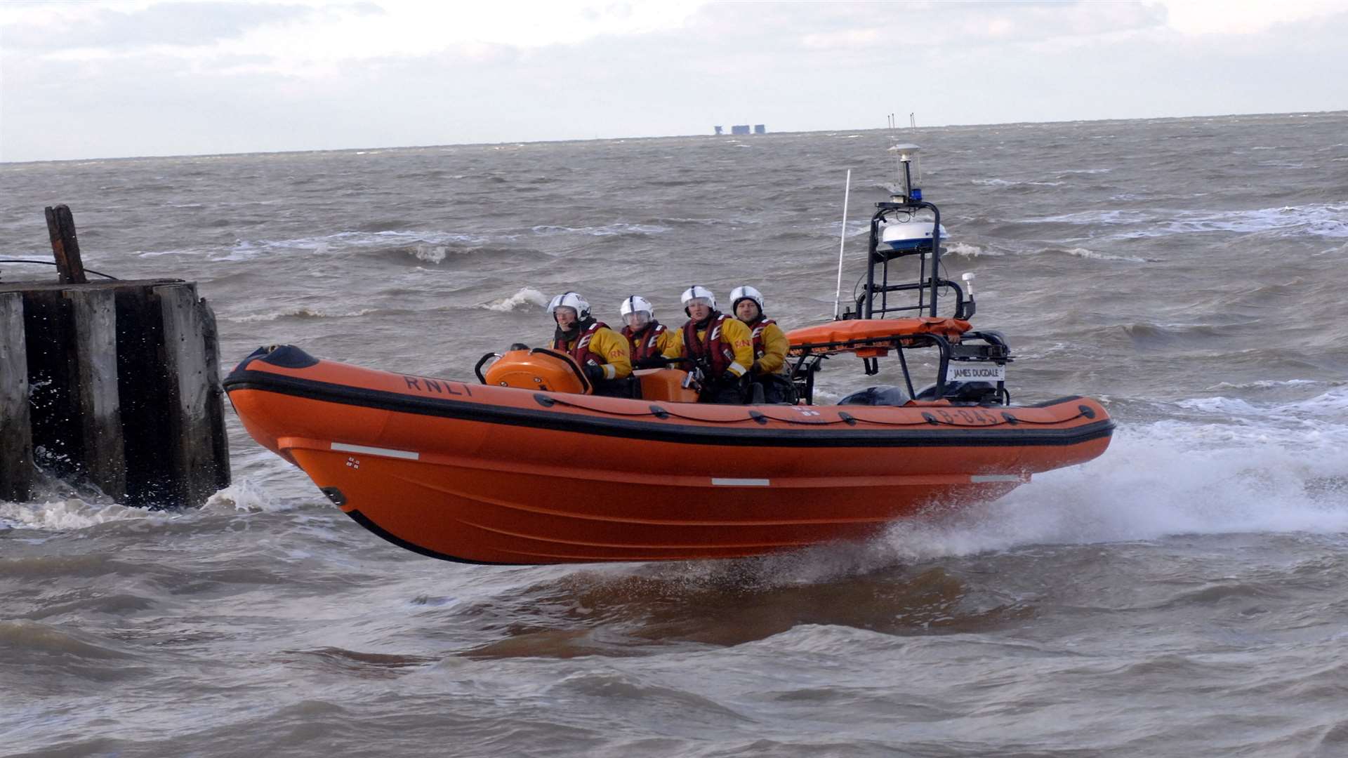 RNLI lifeboat. stock image.