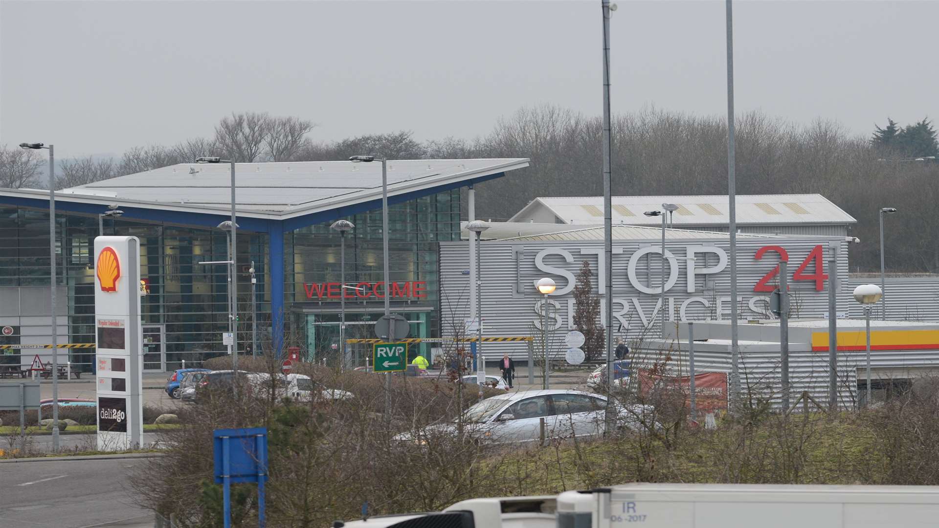 The proposed lorry park would be near Stop24 Services and lorry park Junction 11, M20