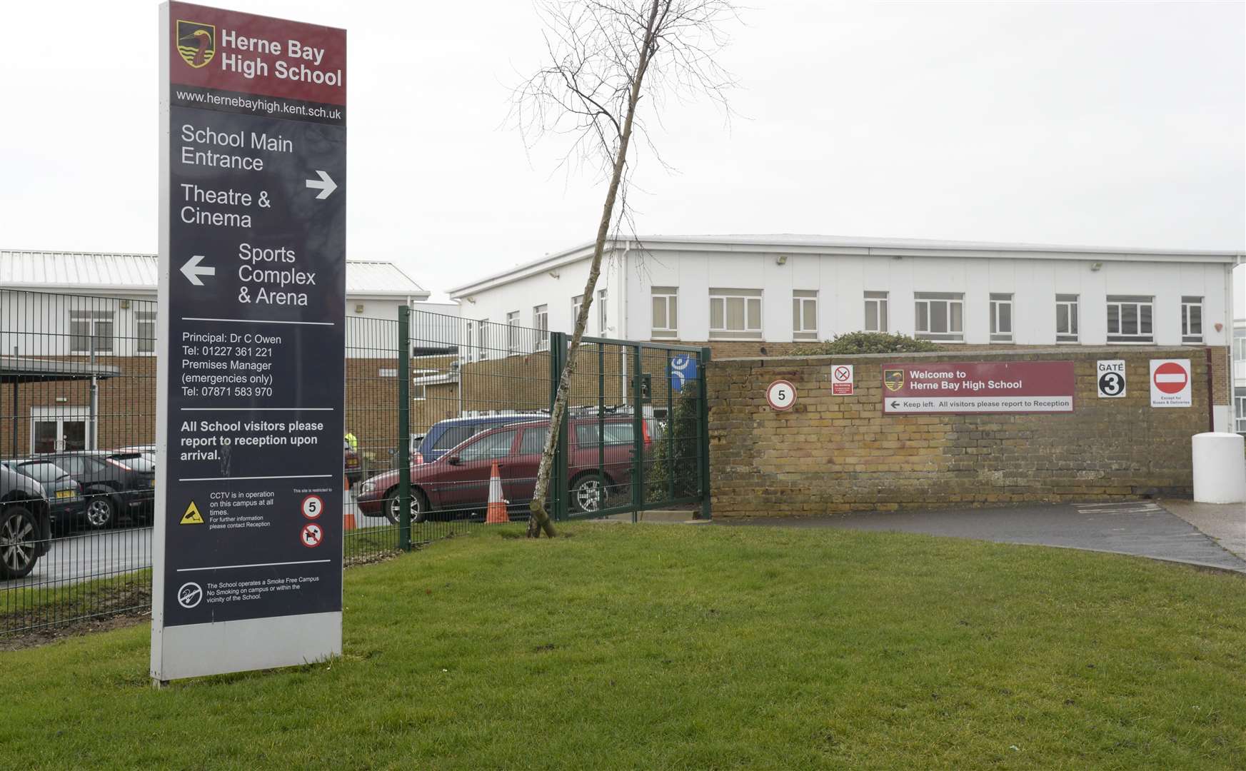 Herne Bay High School bosses say social media is "almost impossible to police"