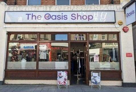 The Oasis charity shop which raises funds to support the work they do