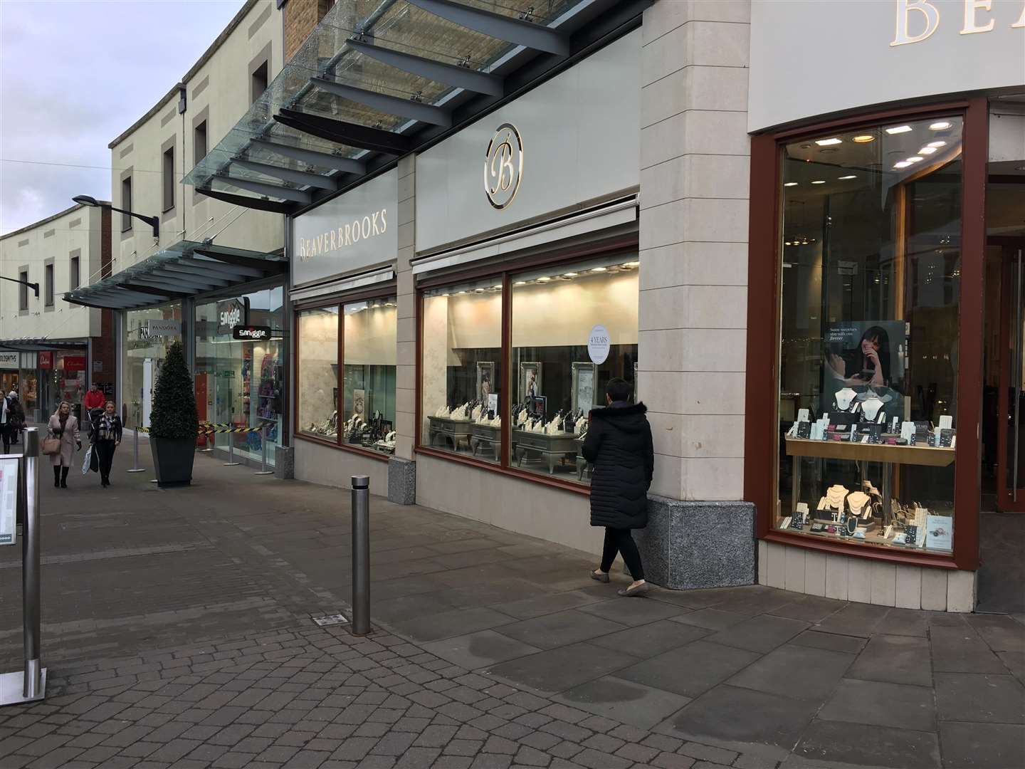 Beaverbrooks in Maidstone has always allowed its employees to have Boxing Day off, in contrast to many other retailers. (5571740)