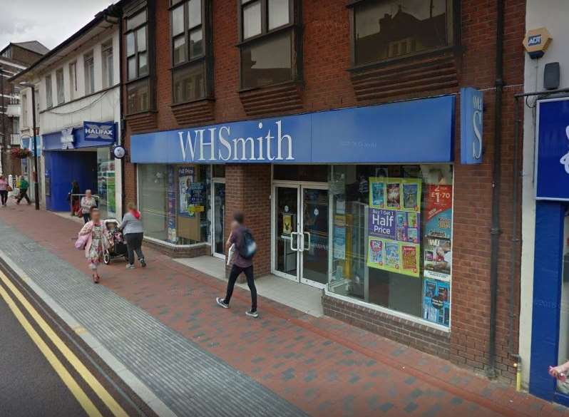 The Post Office plans to move into the WHSmith store. Picture: Google Streetview