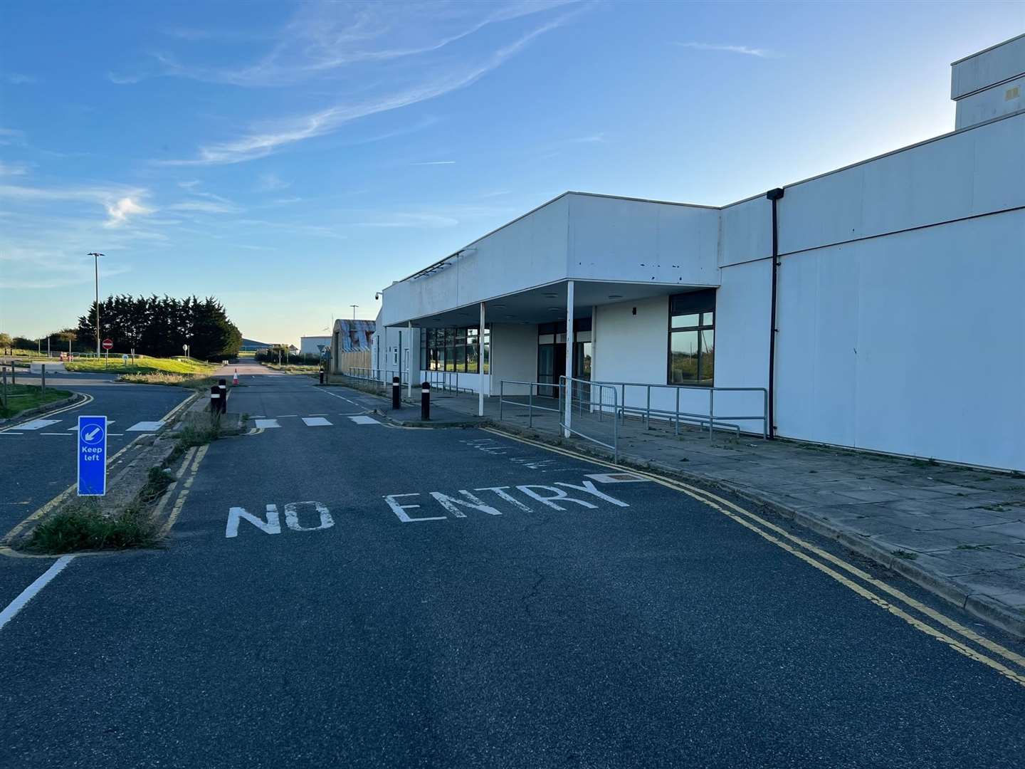 Exterior of the Manston Airport building