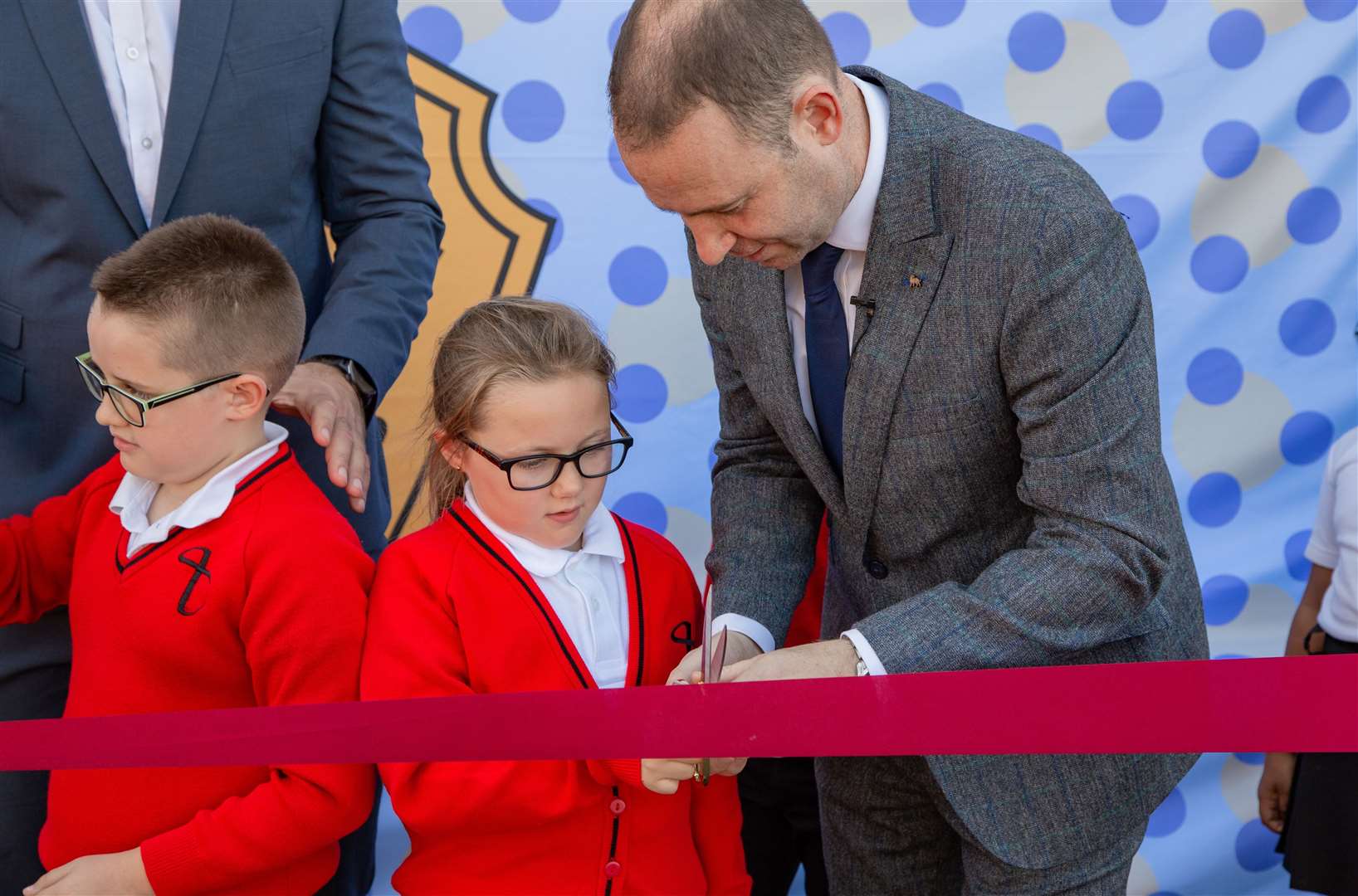 The opening of The John Wallis Church of England Academy's new library