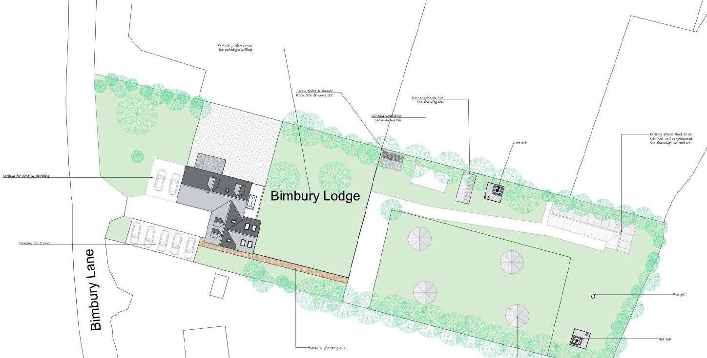 Plans for a glamping site, proposed down Bimbury, Stockbury, have been rejected Lane Picture: Birchmere