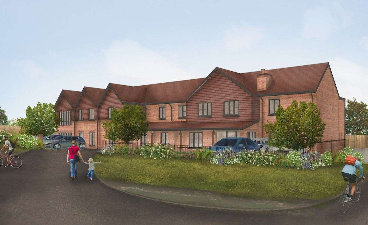 An artist's impression of what the new home will look like