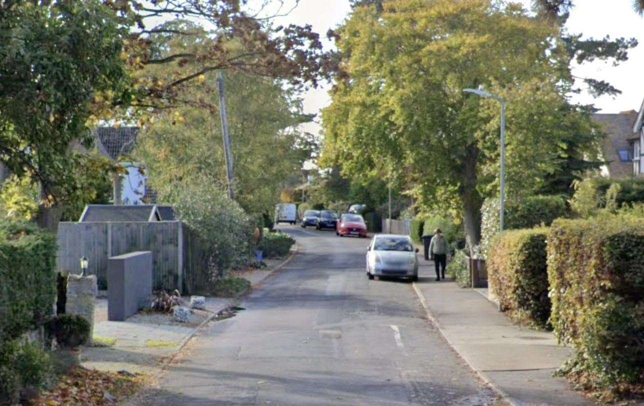 A man has been charged after reportedly being caught carrying out an indecent act in a car on Kingsdown Park Road, Whitstable. Picture: Google