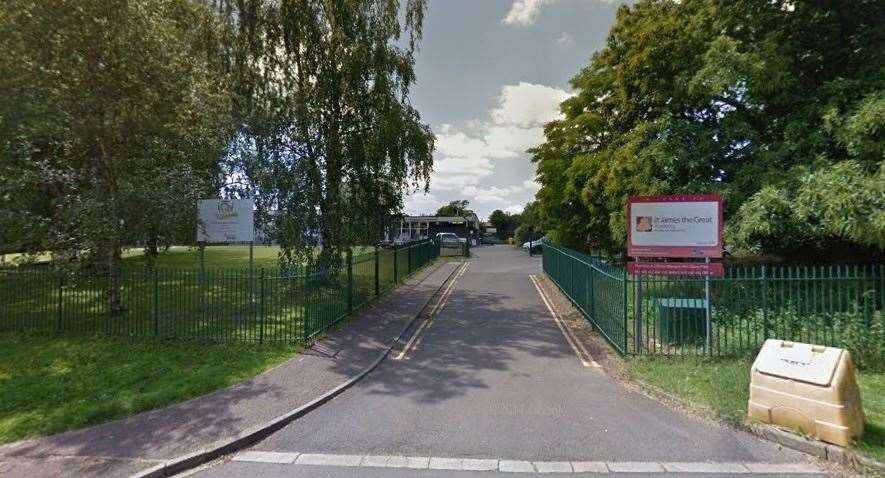 St James the Great Academy in East Malling. Picture: Google Street View