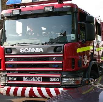 Kent Fire and Rescue Service. Stock image