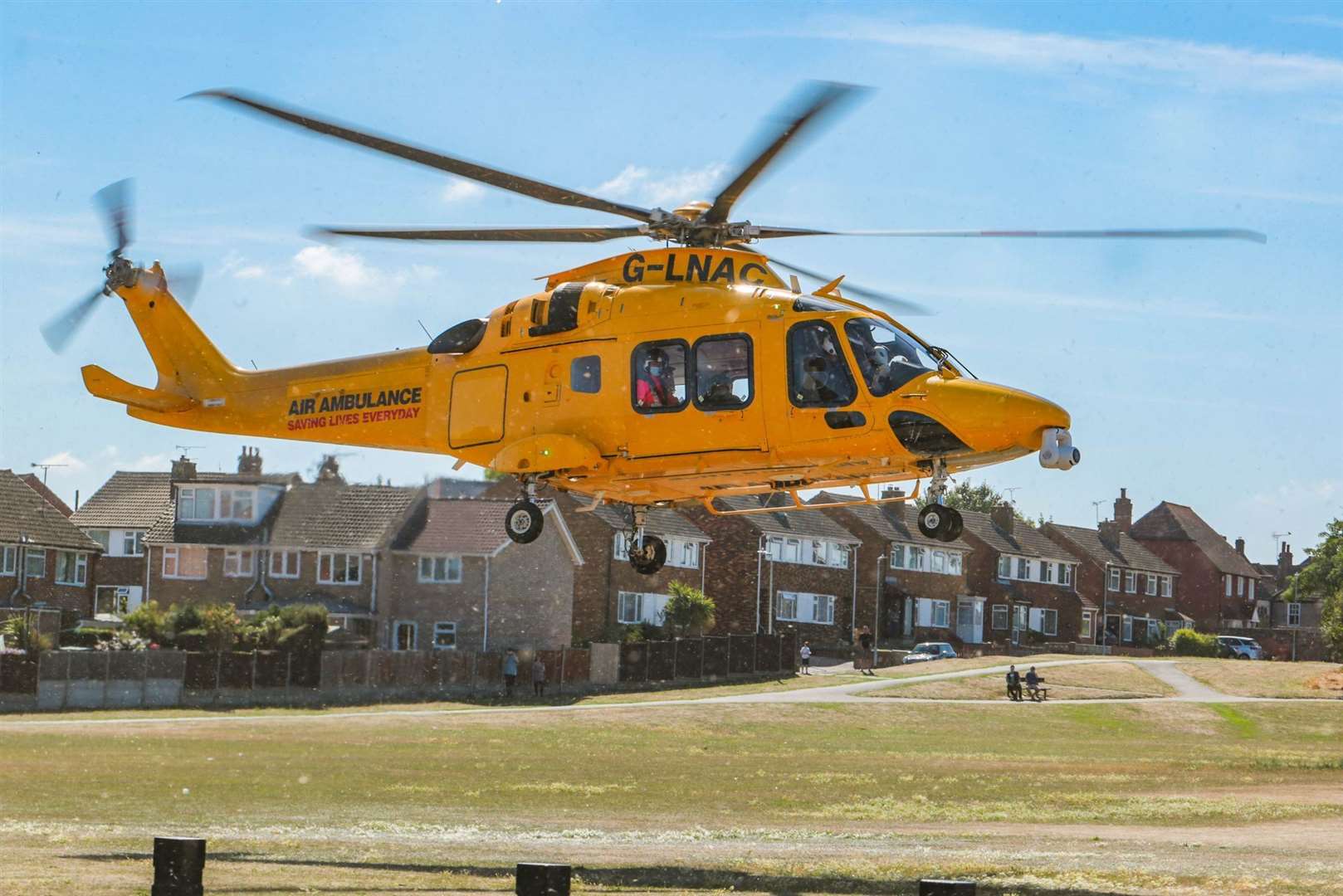 Kent Surrey and Sussex air ambulance. Stock photo. Picture: Glen Smith