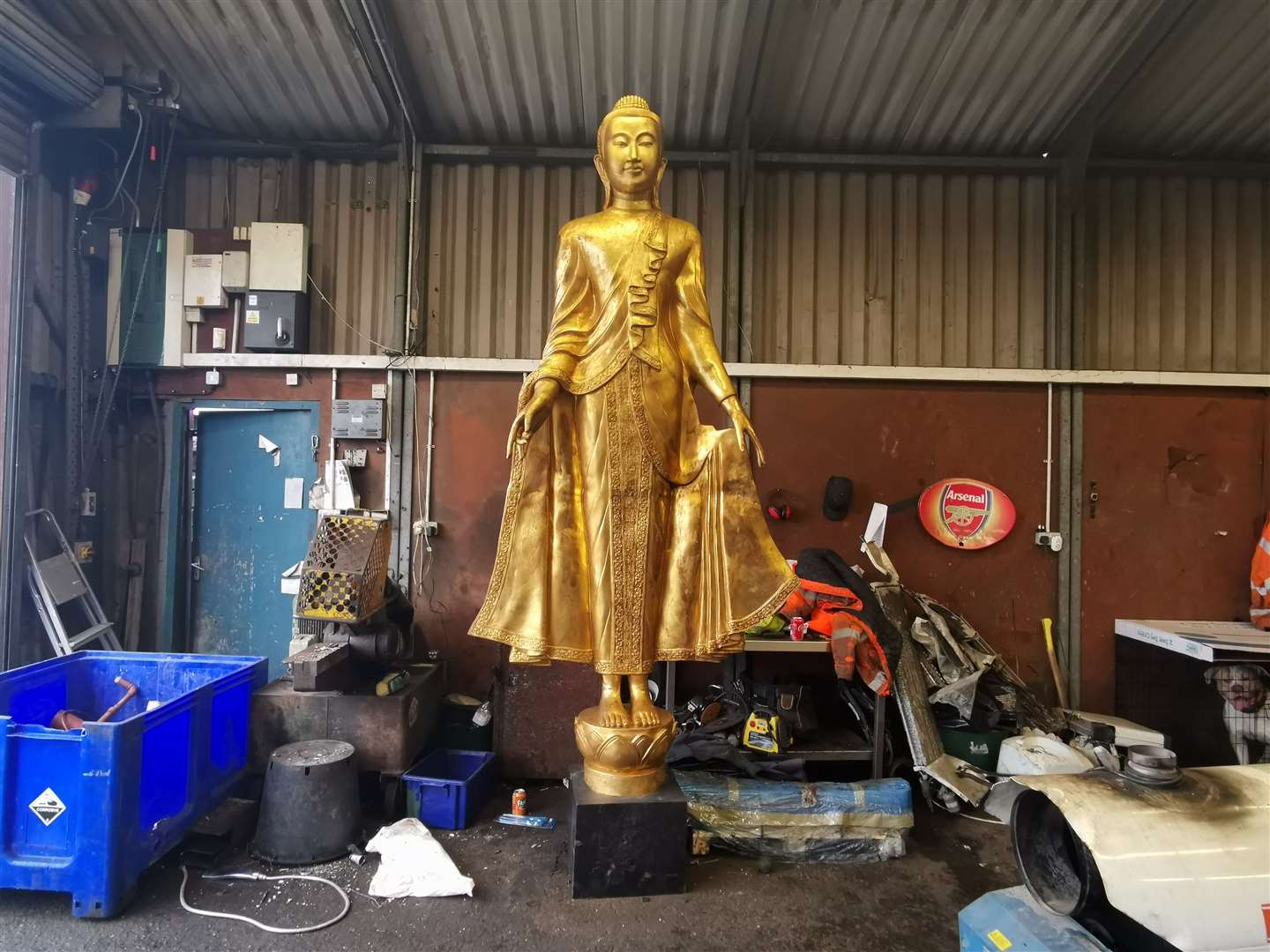The 11ft tall bronze statue, which is due to be scrapped