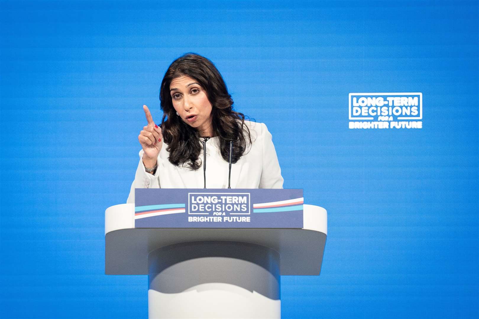 Ms Braverman expressed concerns for the fate of the Conservative party following recent damning polls (Stefan Rousseau/PA)