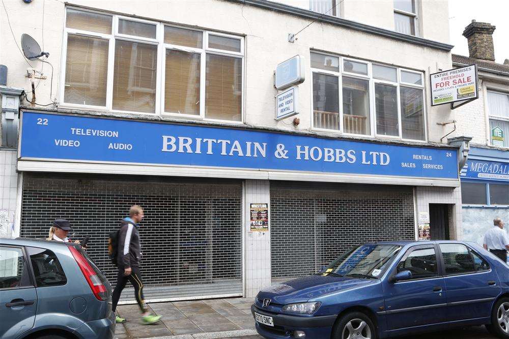 The former Brittain & Hobbs store which could soon become a Wetherspoon