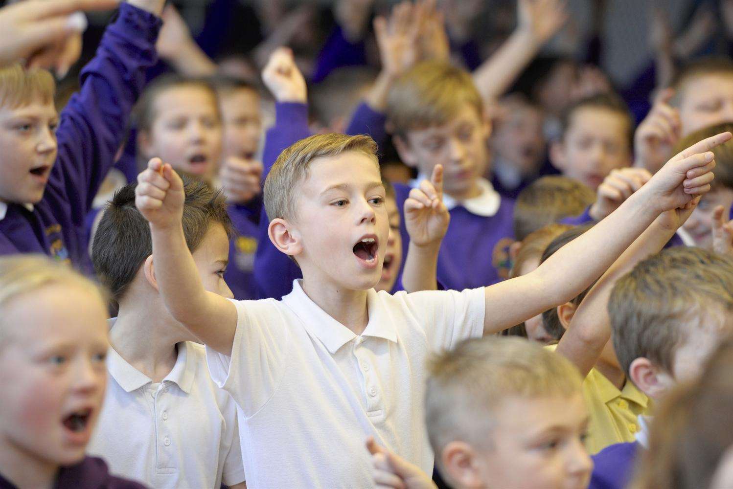 Children will be able to belt out the tunes at the free choir sessions