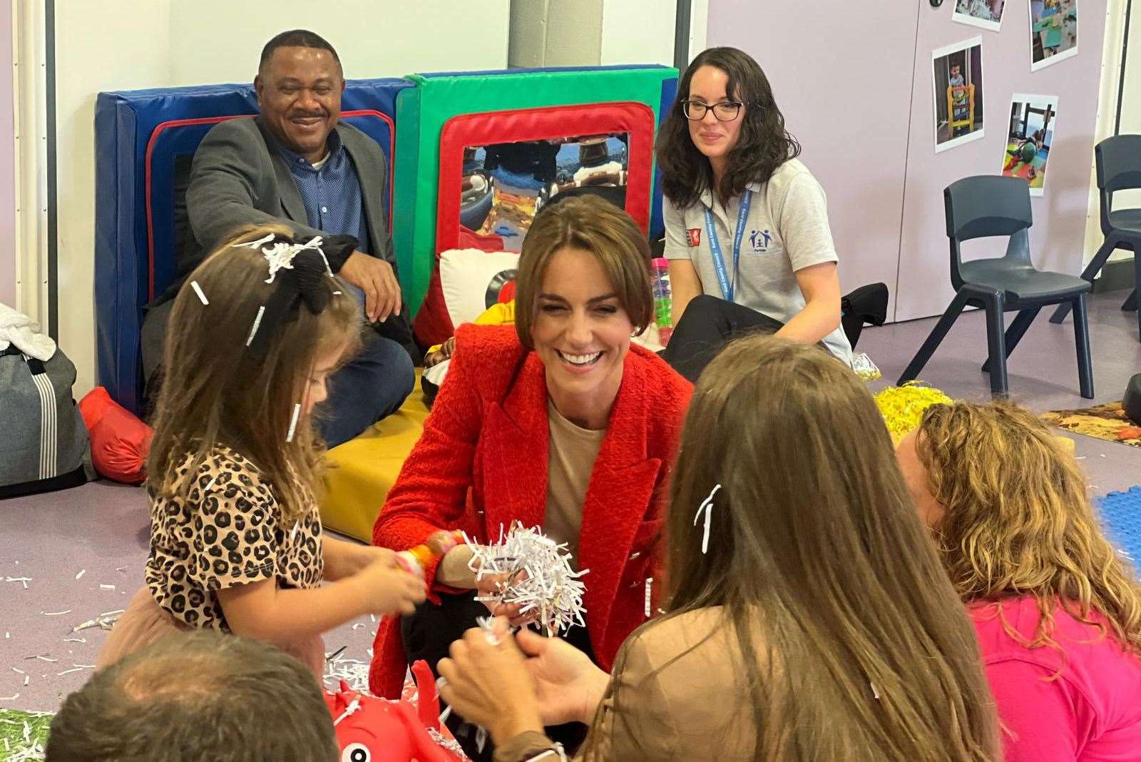 Princess Kate at the family session