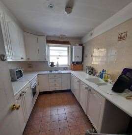 The existing kitchen space inside the property in Gravesend. Photo: Gravesham council planning