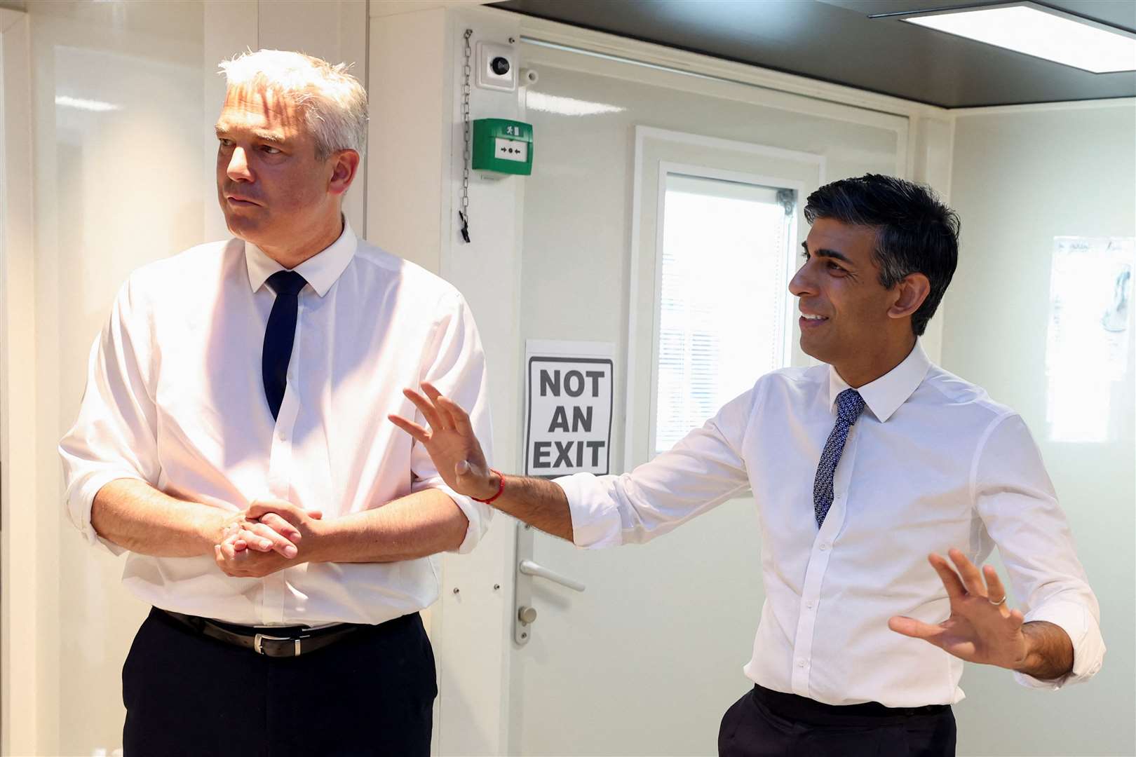 Prime Minister Rishi Sunak and Health Secretary Steve Barclay hosted a ‘winter roundtable’ with health leaders in Downing Street (Phil Noble/PA)
