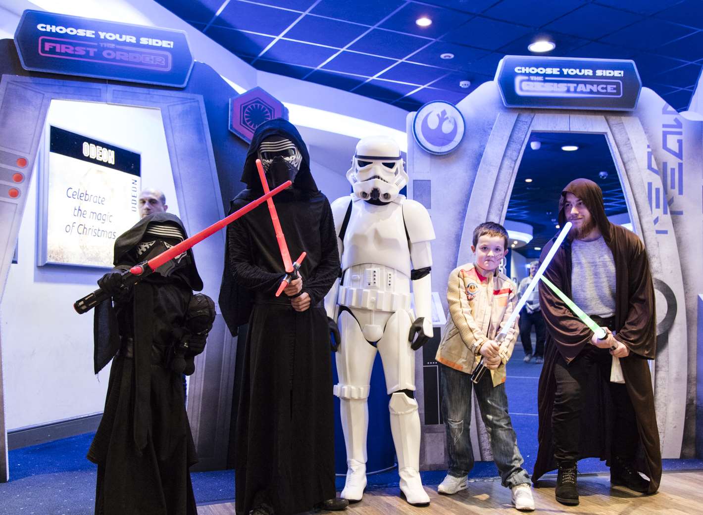 'Choose your side' Star Wars display at Chatham Odeon
