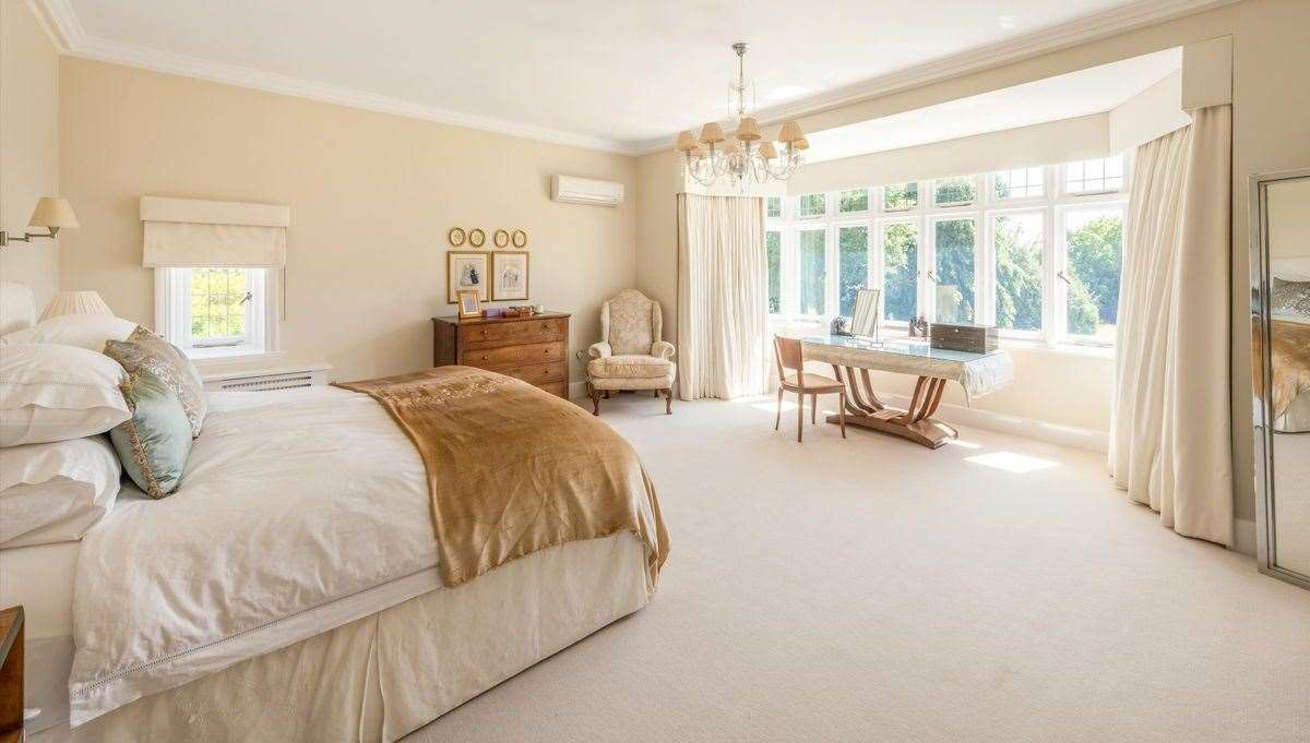 There are six bedrooms, each with their own bespoke design. Picture: Knight Frank