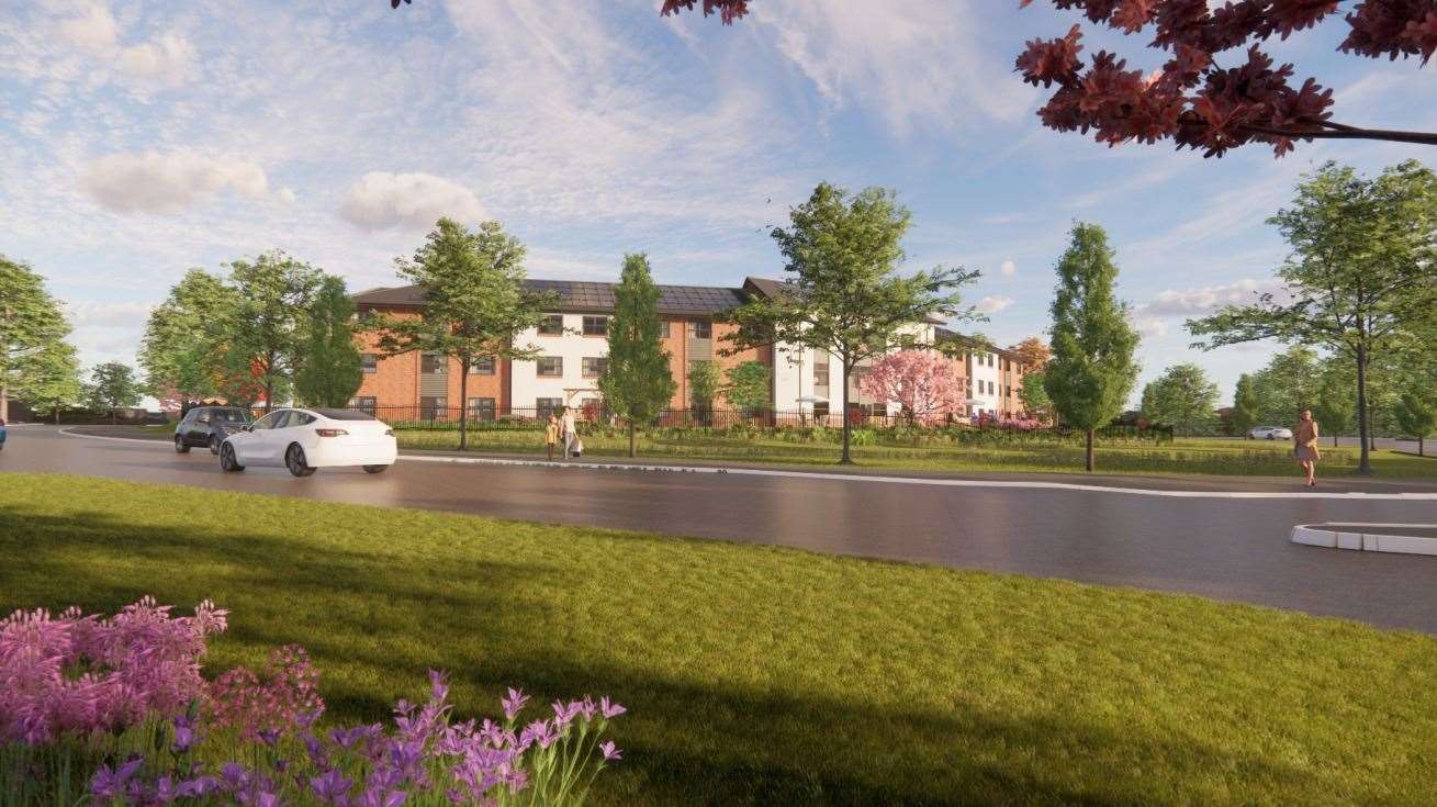 An artist's impression of the complex. Picture: LNT Care Developments