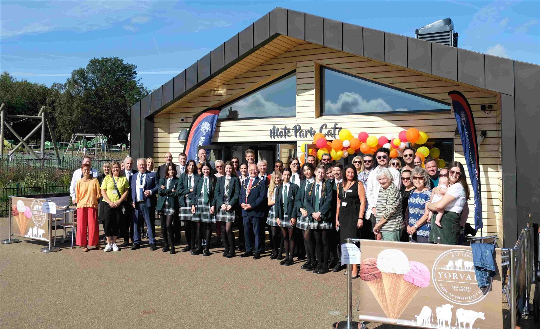 Official opening of Mote Park Cafe in Maidstone. Picture: Maidstone Borough Council