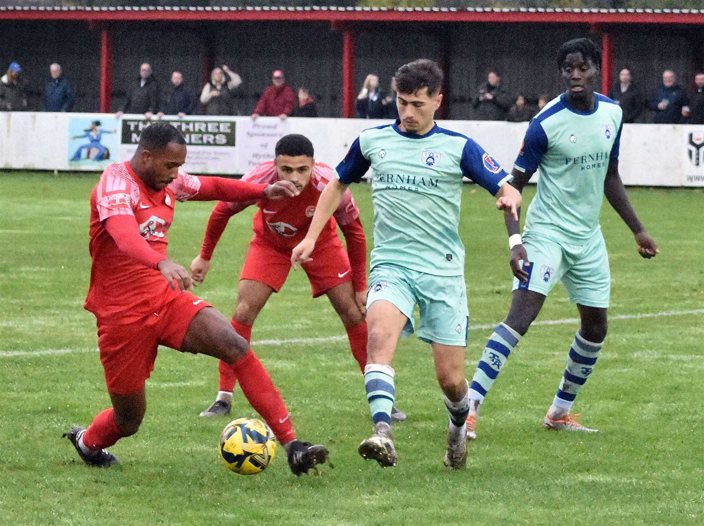 Hythe beat Tonbridge on penalties in the FA Trophy on Saturday. Picture: Randolph File