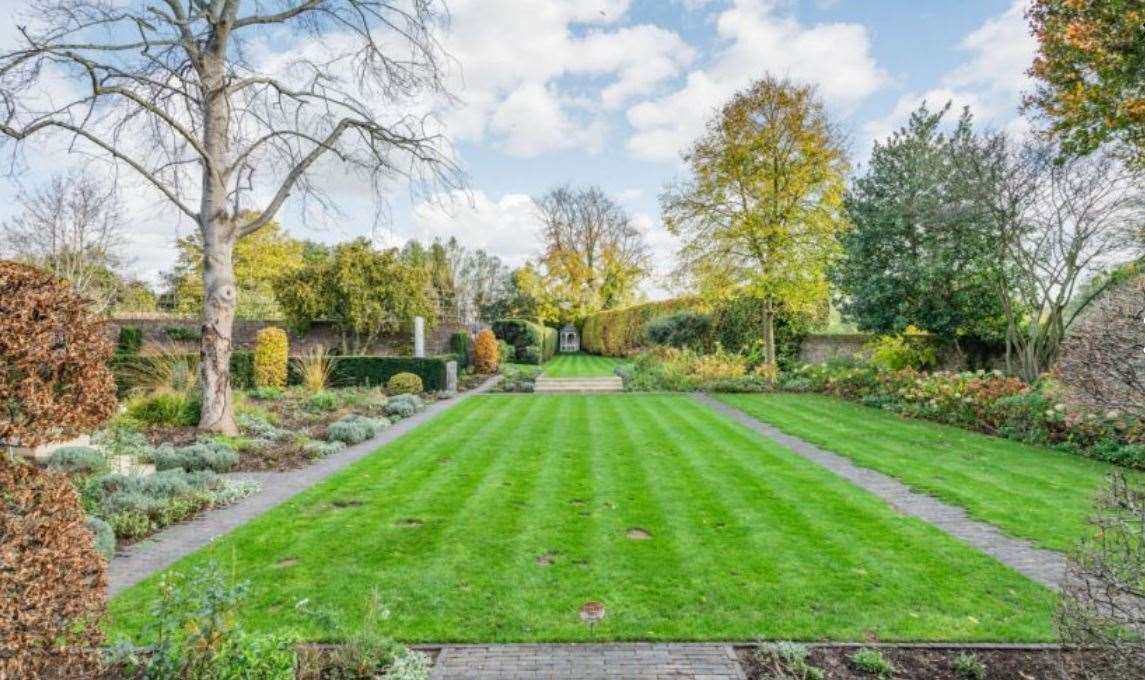 The glorious gardens at The Old Rectory in Wickhambreaux, Canterbury. Photo: Strutt & Parker
