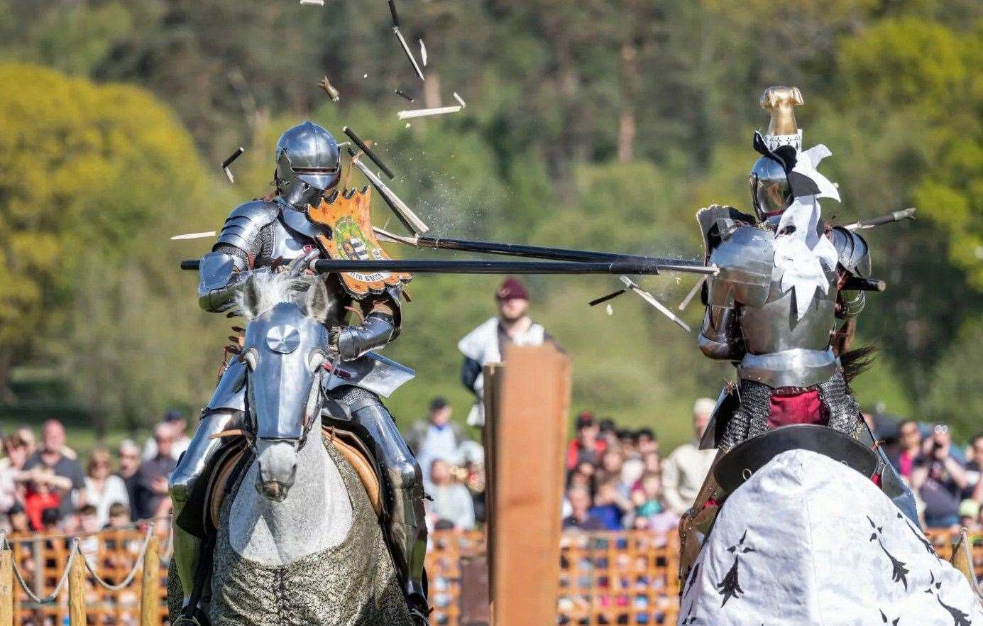 Watch a medieval battle play out before your eyes. Picture: Leeds Castle