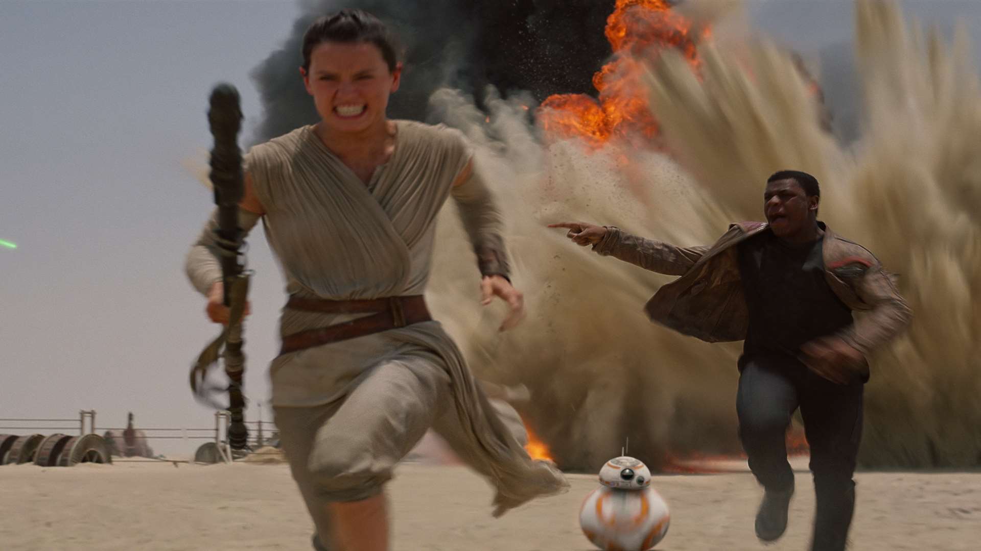 An action shot from Star Wars: The Force Awakens. Picture credit: Lucasfilm