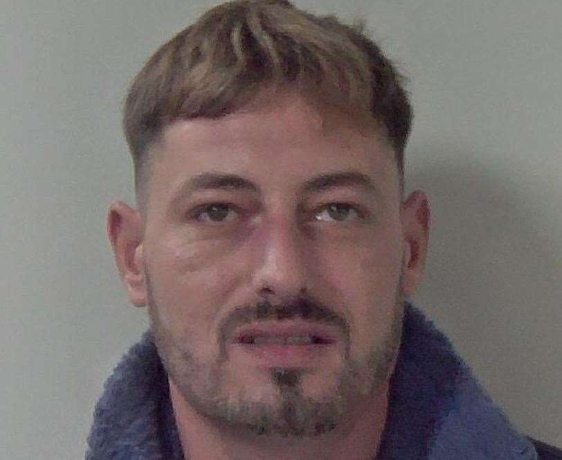 Sam Hemmingway has been jailed after police raided his home in Hawkinge. Picture: Kent Police