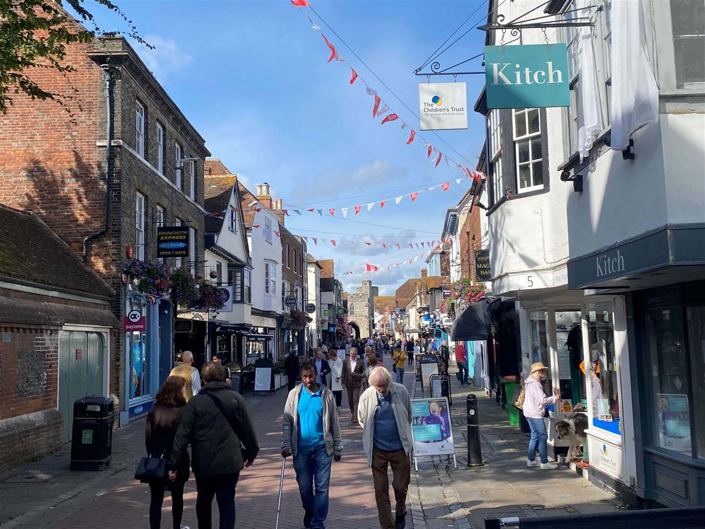St Peter's Street, Canterbury, could potentially see one of its businesses sold