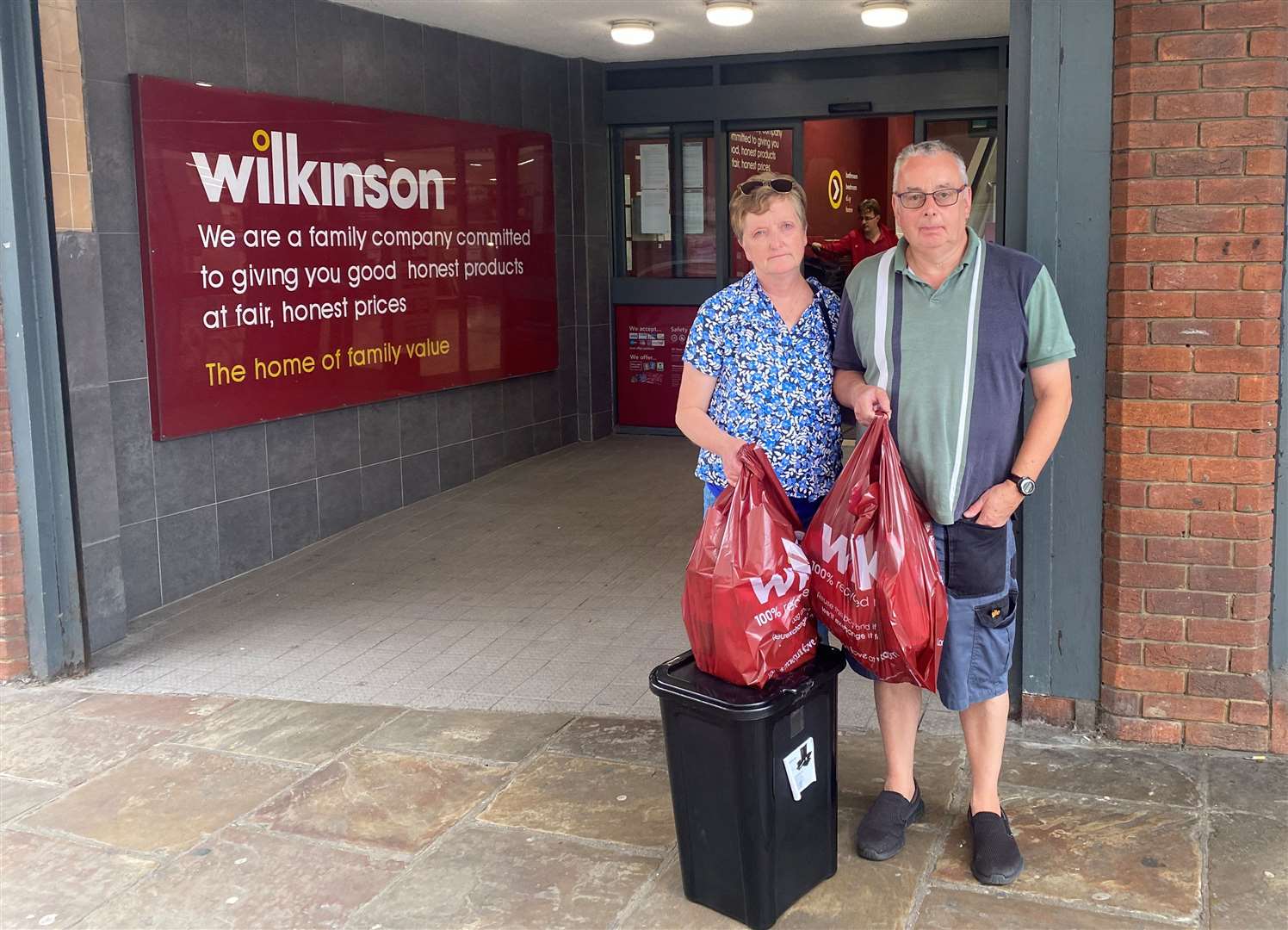 Mary and Adrian Fellow from River near Dover agreed there is no store quite like Wilko on the high street