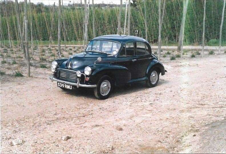 Ian Dearberg is trying to find his dad's old Morris Minor