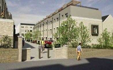 The scheme would see the derelict office block redeveloped. Picture: Kier Property and the Housing Growth Partnership