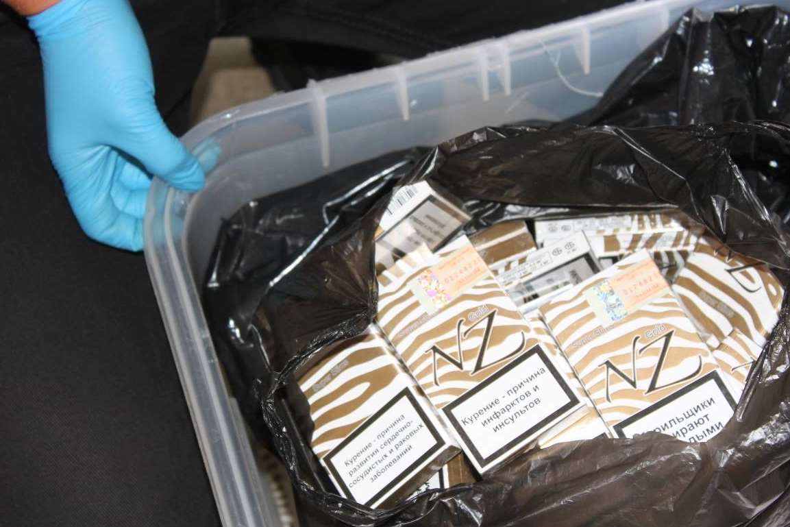 40,000 non-UK duty paid cigarettes and 10kg of illicit hand-rolling tobacco were seized