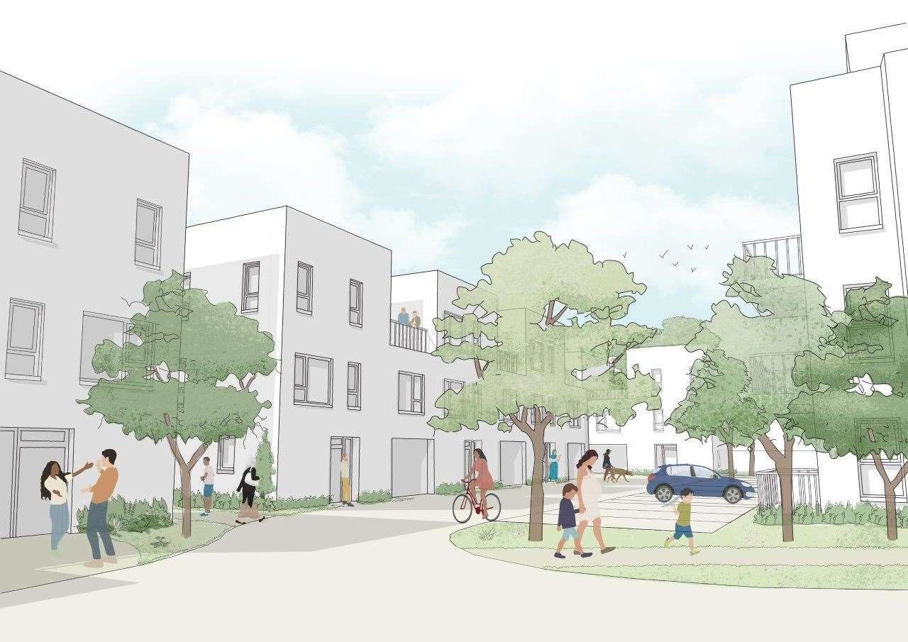 The plans could now see 28 affordable homes built. Picture: Ashford Borough Council