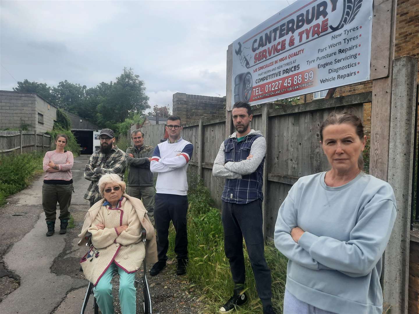 Residents from Clyde Street and Alma Street fear the proposed Canterbury food village will waft smells into their homes
