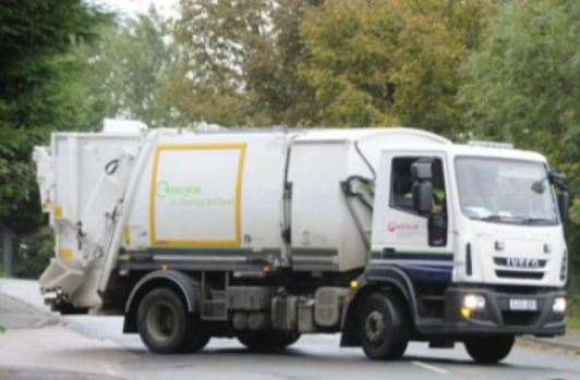 The refuse workers involved were from Veolia. Picture: Paul Amos for KMG