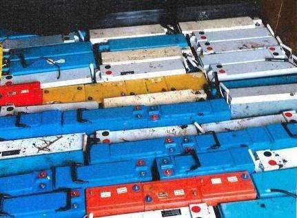 Dozens of batteries were stolen from phone masts
