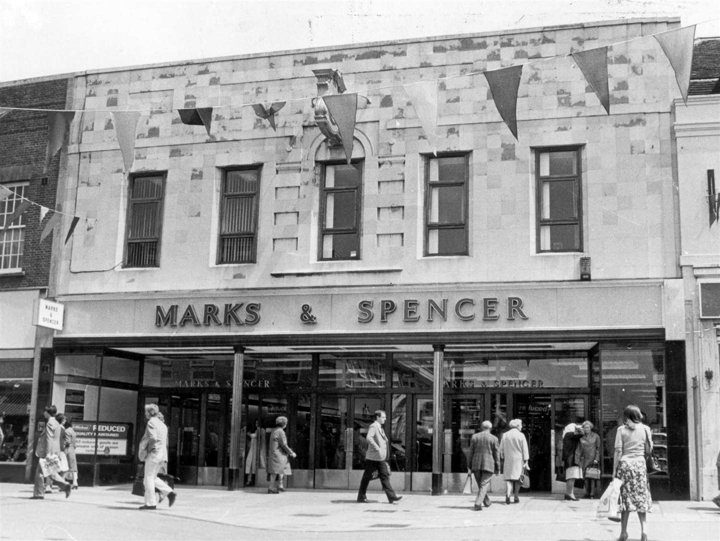 Marks and Spencer in Maidstone, 1980