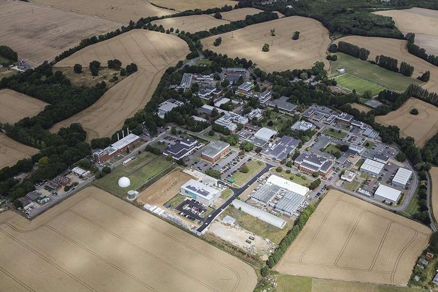 The new 60,000 sq ft facility is being built at Kent Science Park